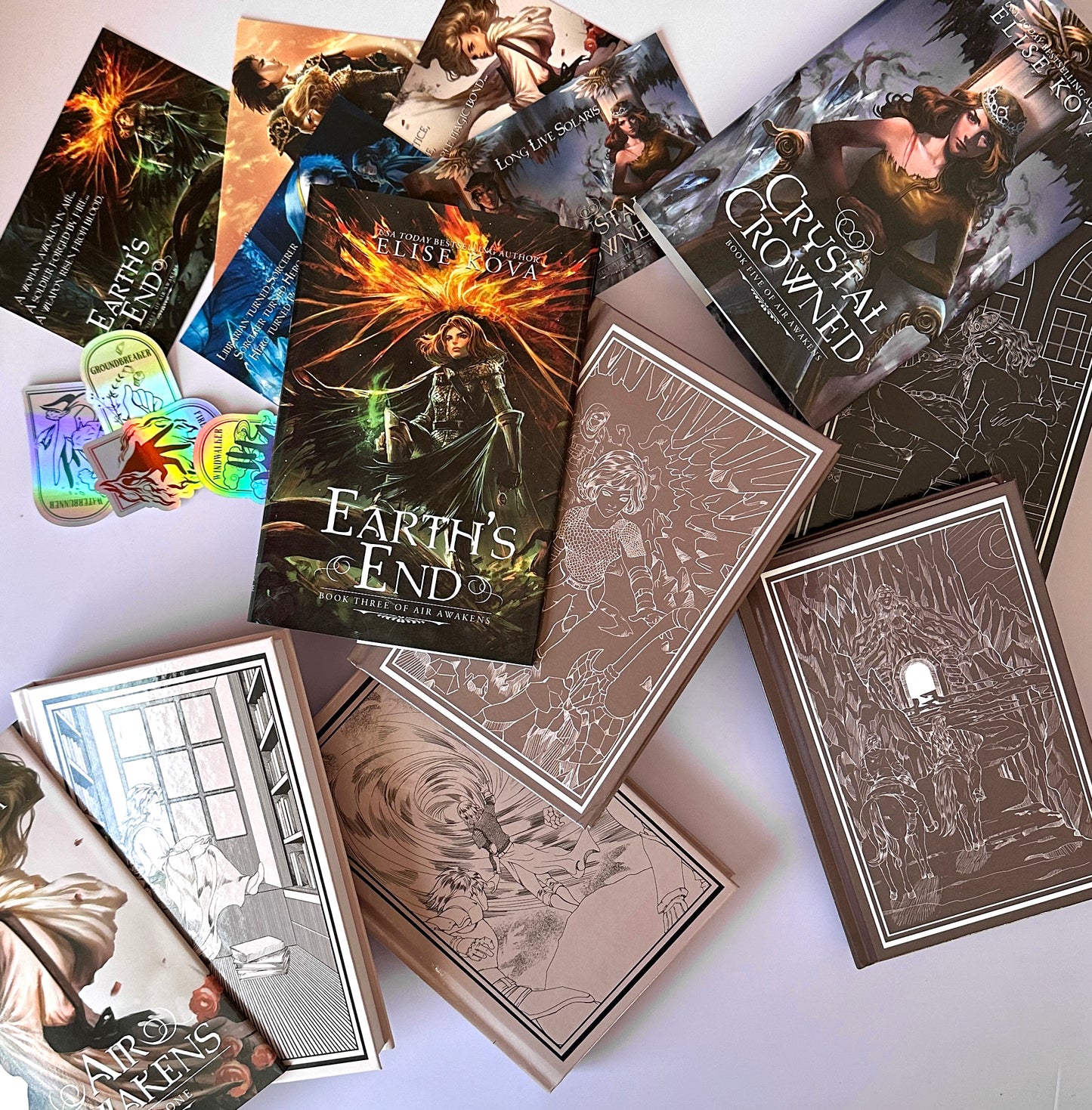 Air Awakens Series (Signed Set) + Merch - Original Character Covers