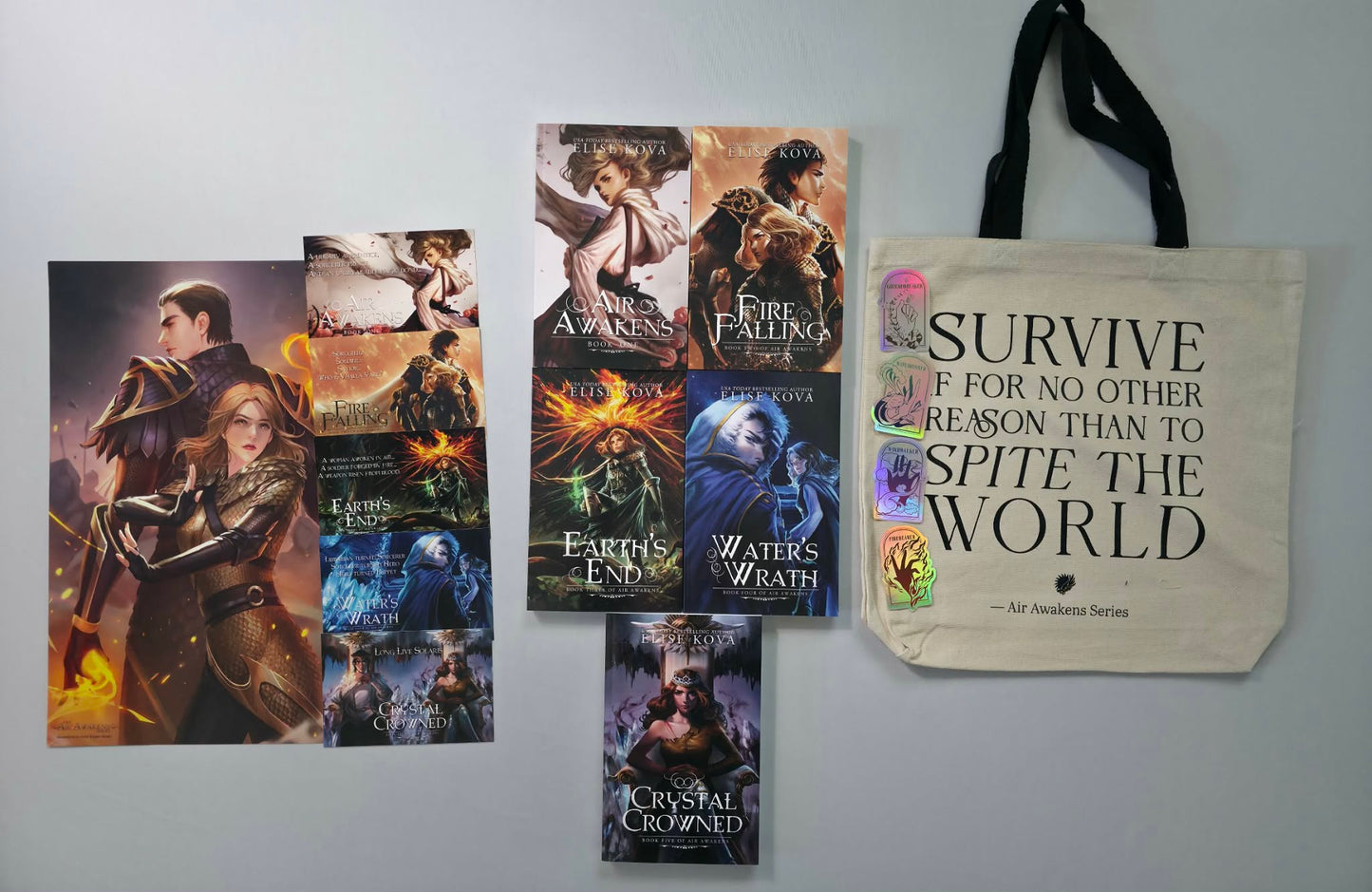 Air Awakens Series (Signed Set) + Merch - Original Character Covers