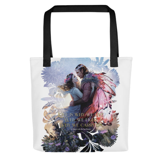 A Dance with the Fae Prince Quote Tote
