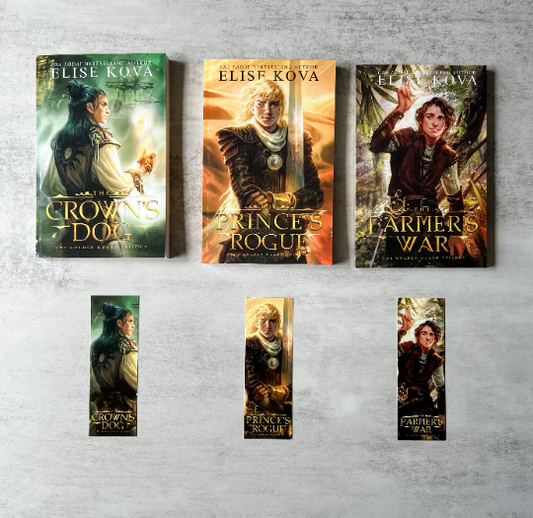 Set of 3 Golden Guard Bookmarks