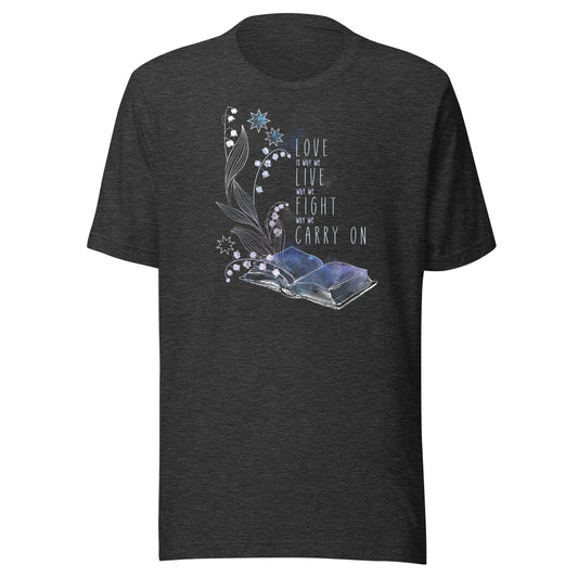 A Dance with the Fae Prince Love Quote Short-Sleeve Unisex T-Shirt