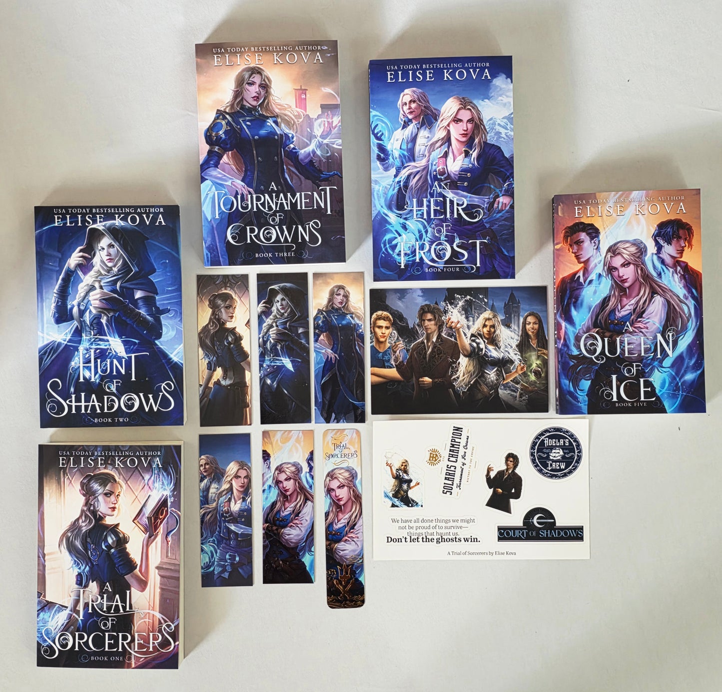 A Trial of Sorcerers Series (Signed Set) + Merch