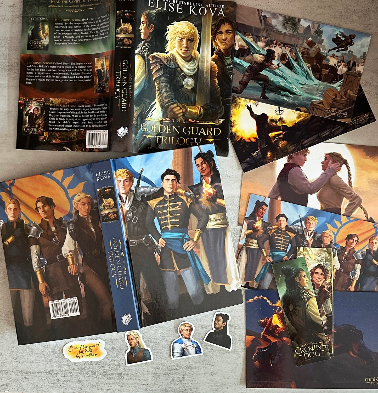 Golden Guard Trilogy Bundle + Merch