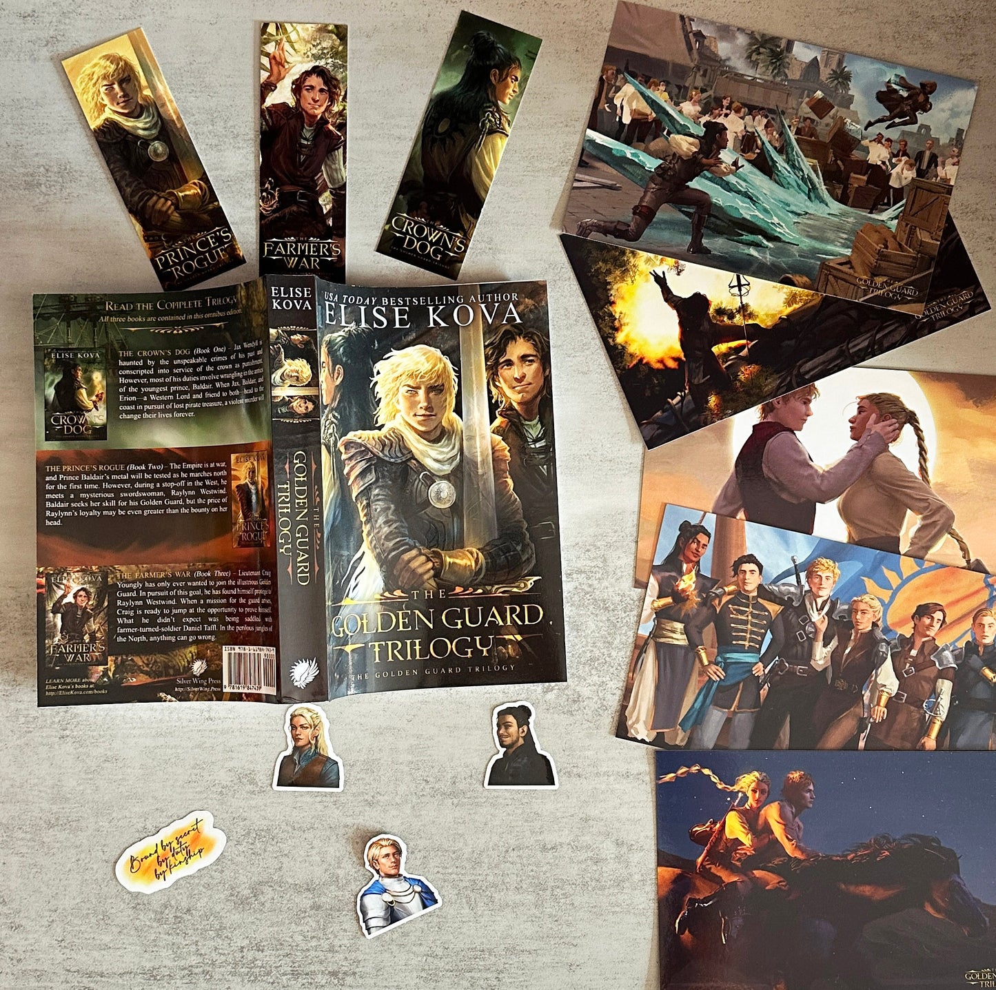 Golden Guard Trilogy Bundle + Merch