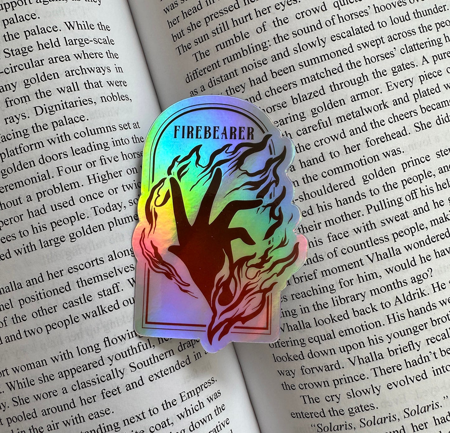 Firebearer Holographic Sticker