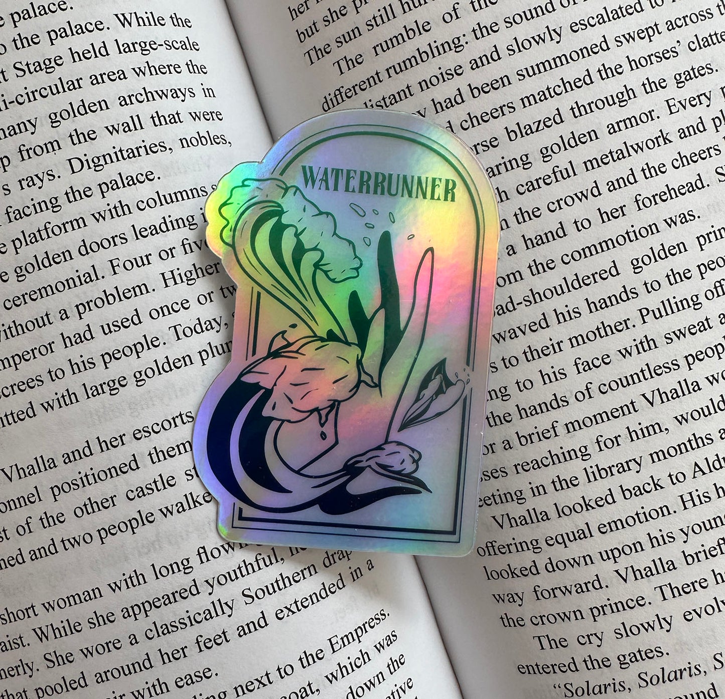 Waterrunner Holographic Sticker