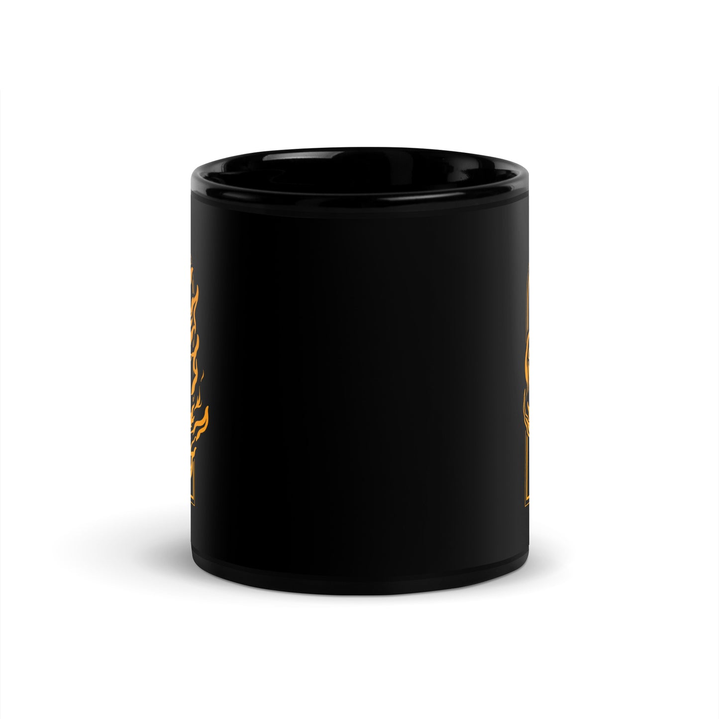 Firebearer Black Glossy Mug