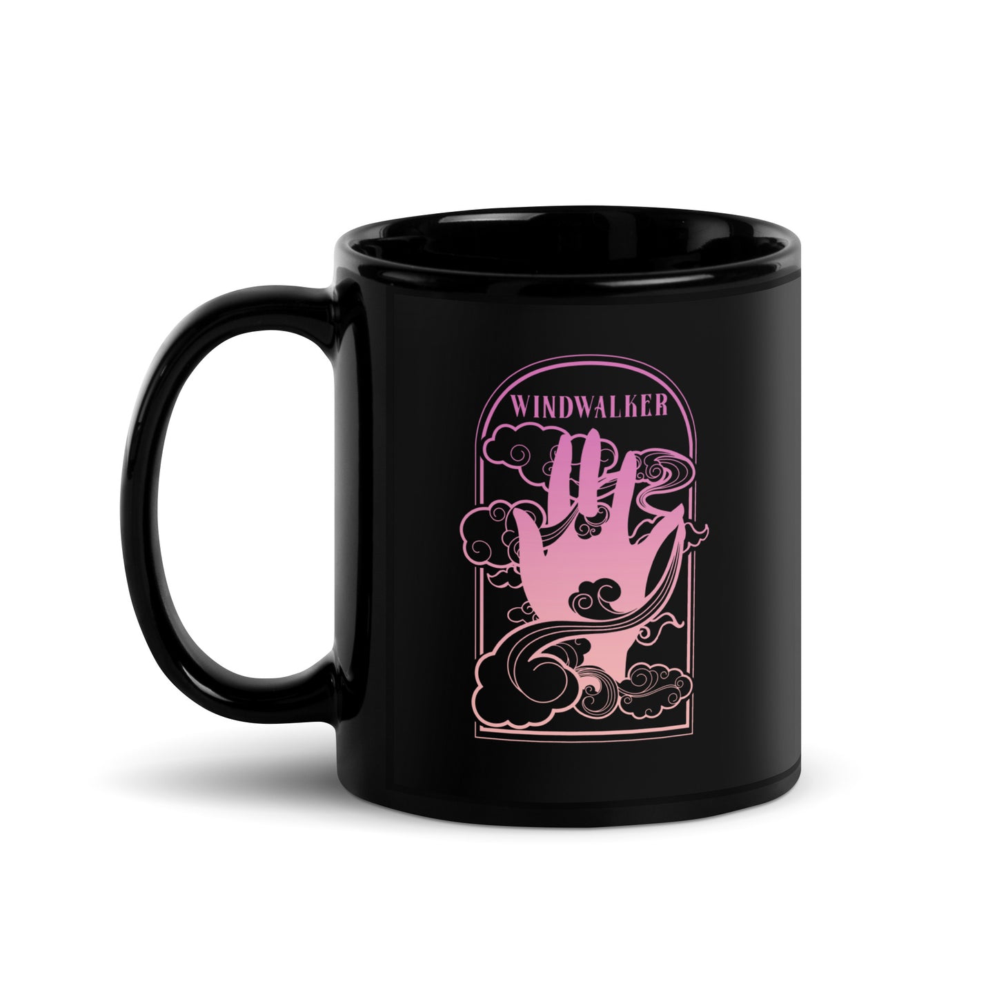 Windwalker Black Glossy Mug