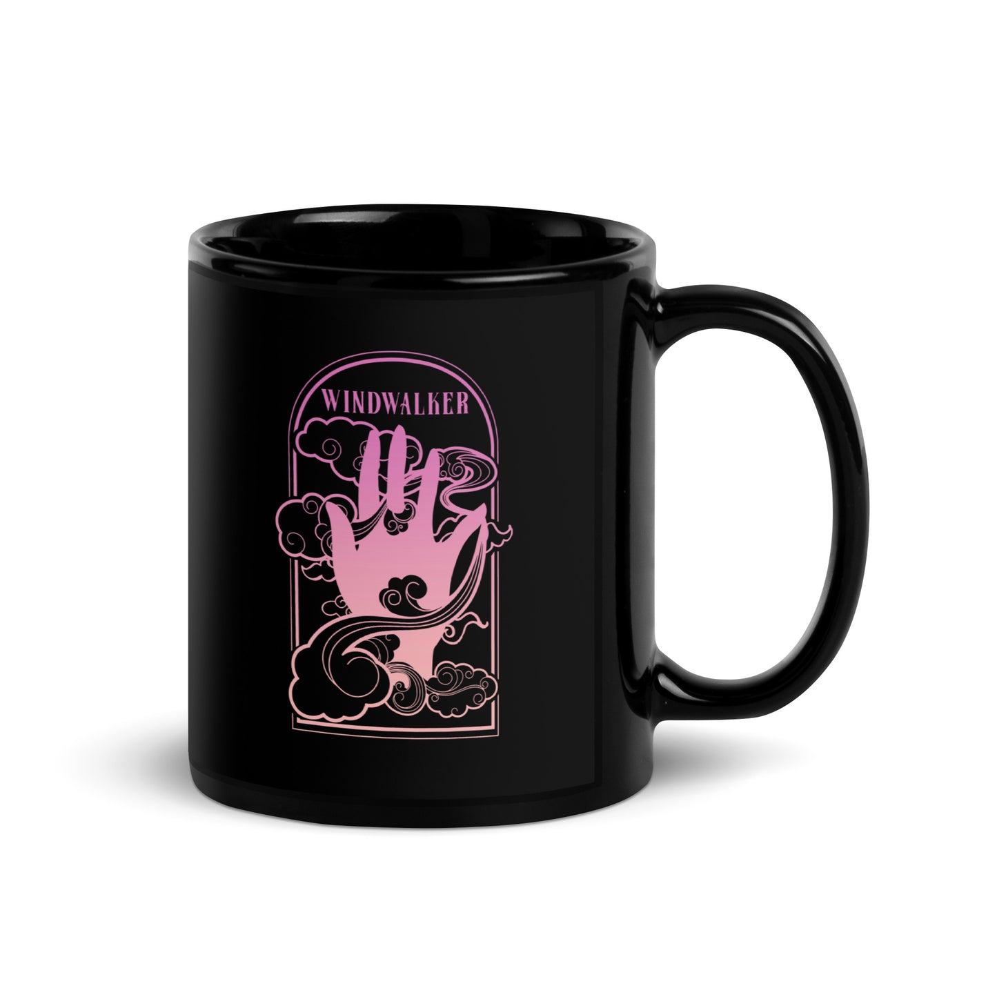 Windwalker Black Glossy Mug