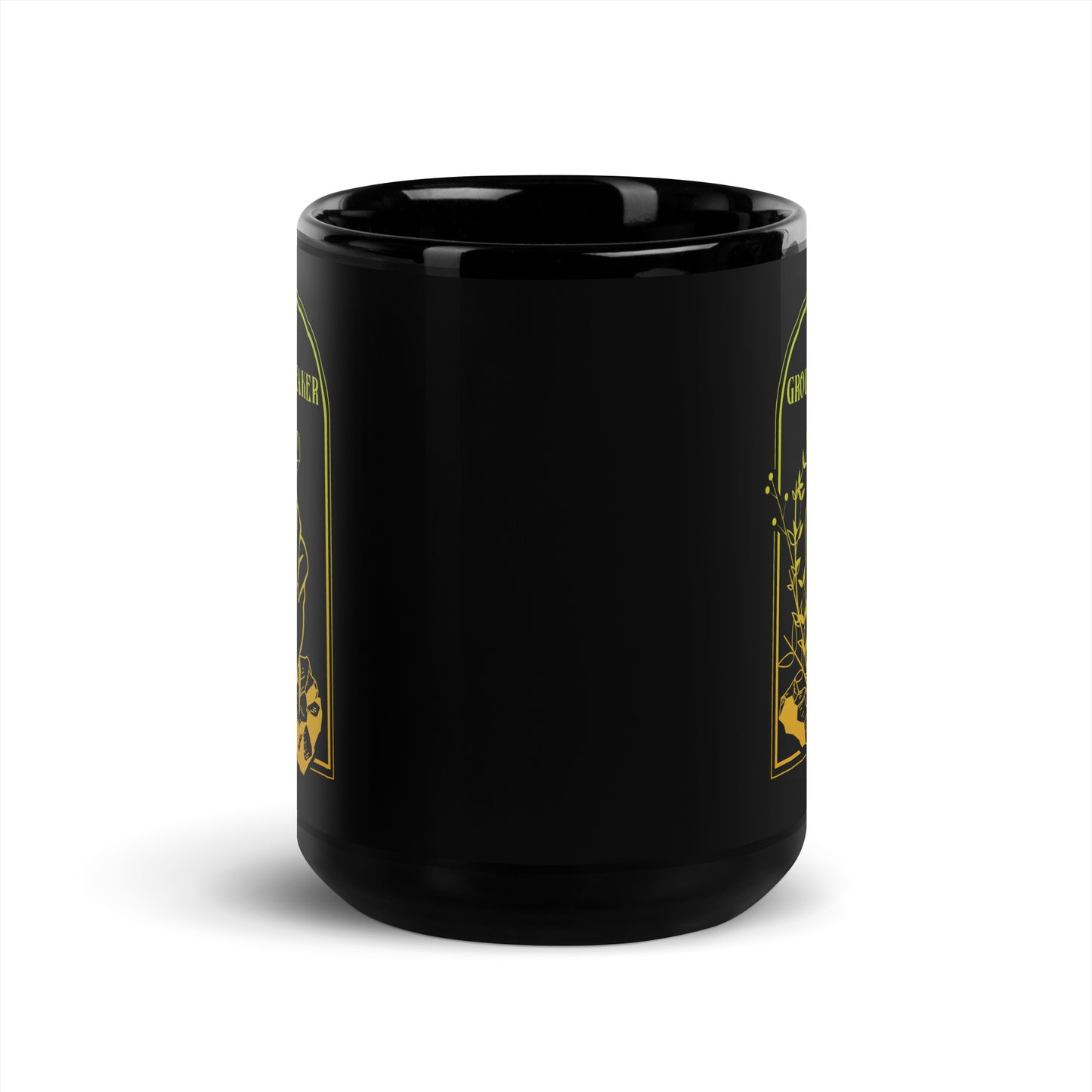 Groundbreaker Black Glossy Mug