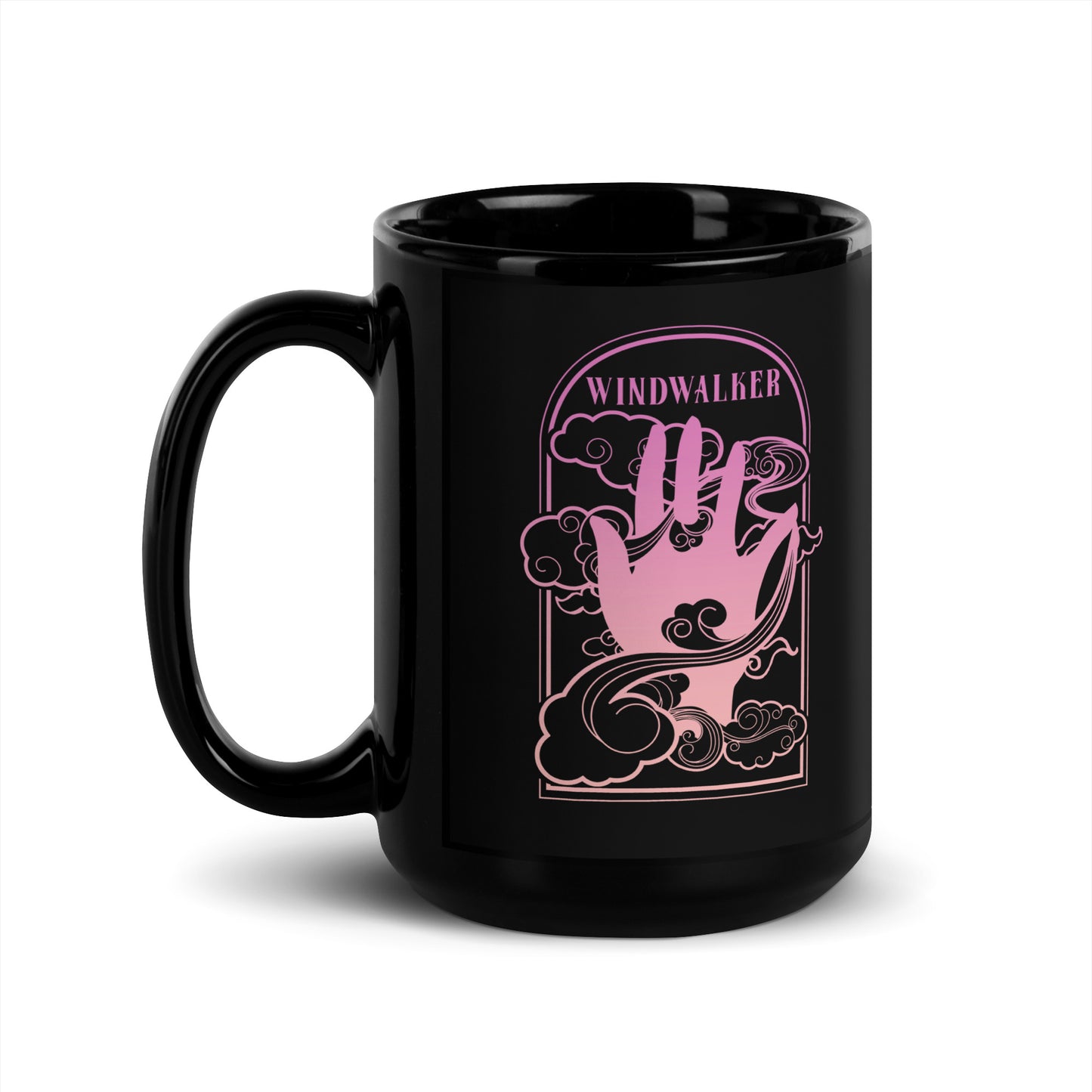 Windwalker Black Glossy Mug