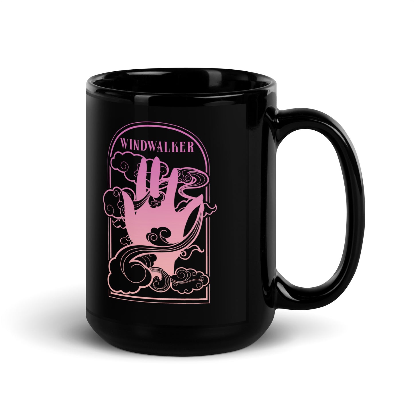 Windwalker Black Glossy Mug