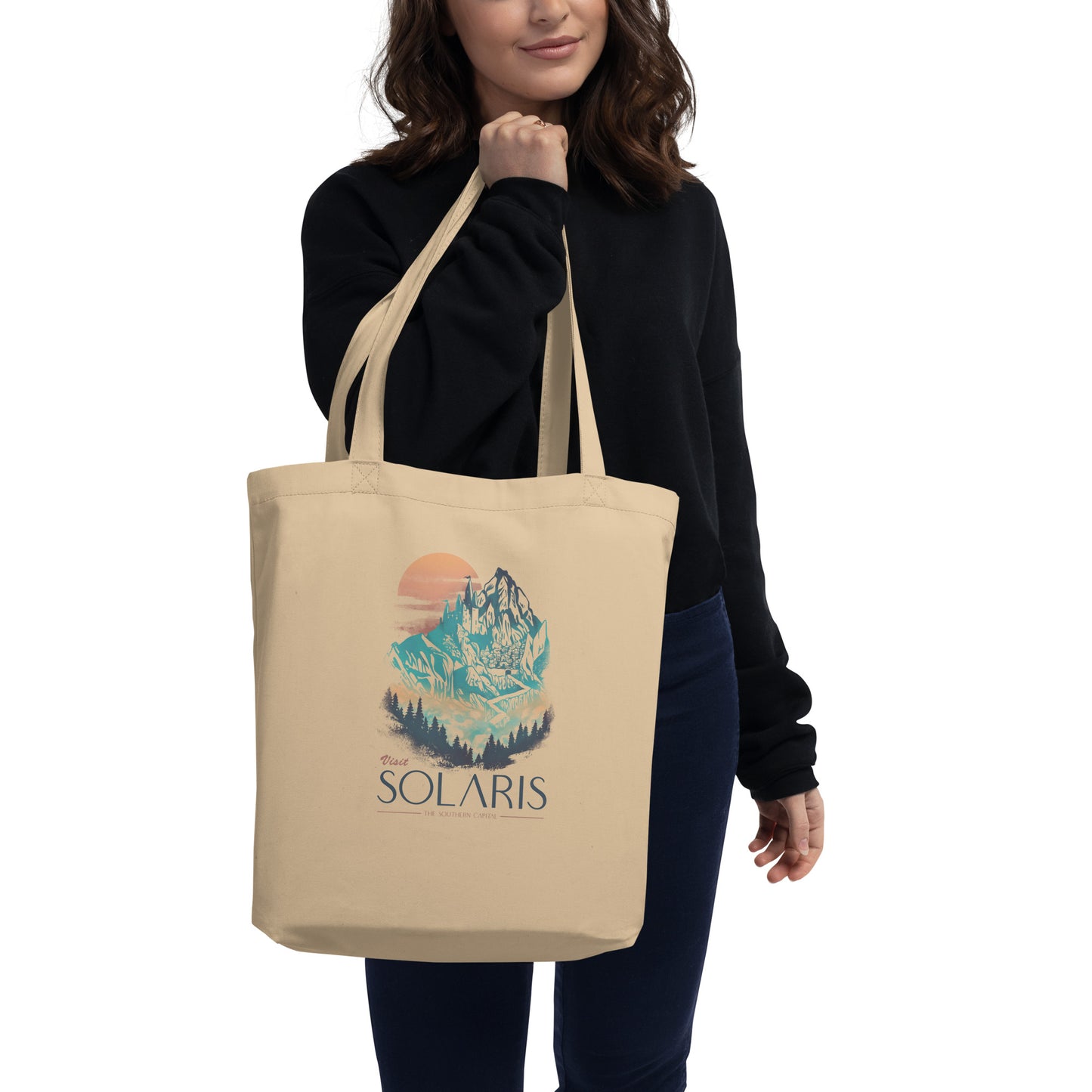 Visit Solaris Retro Design Tote Bag