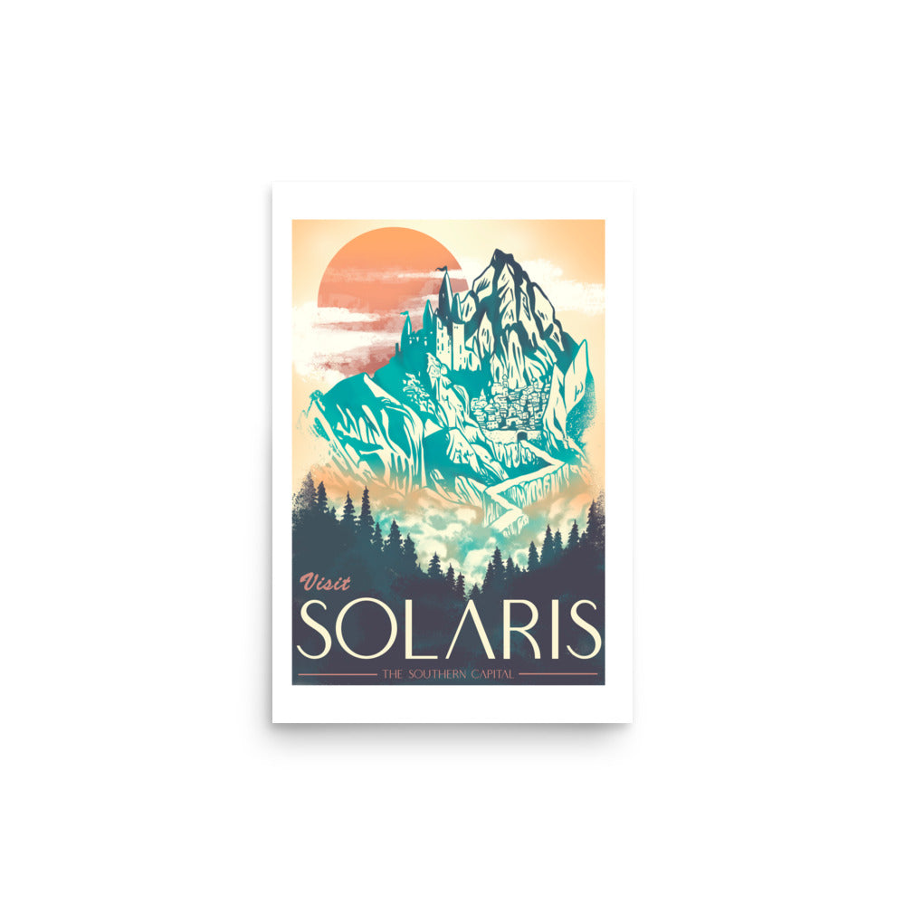 Visit Solaris Capital Retro Poster