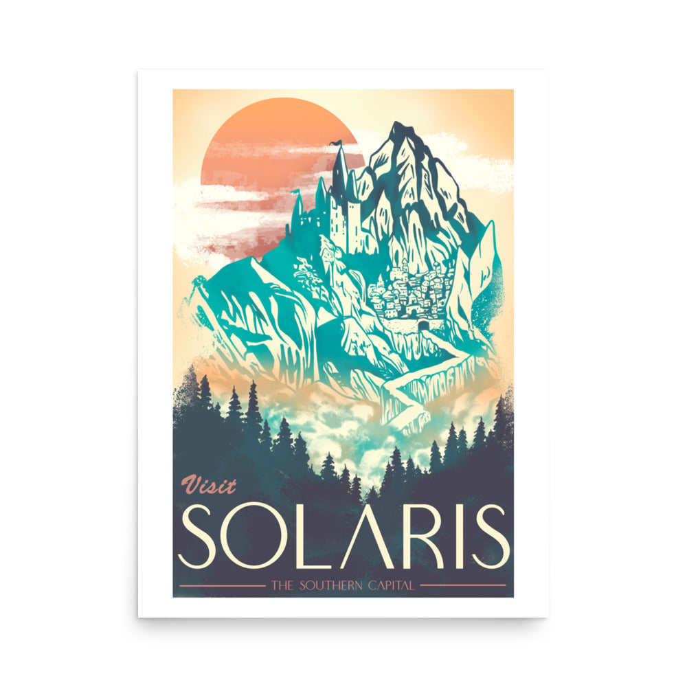 Visit Solaris Capital Retro Poster