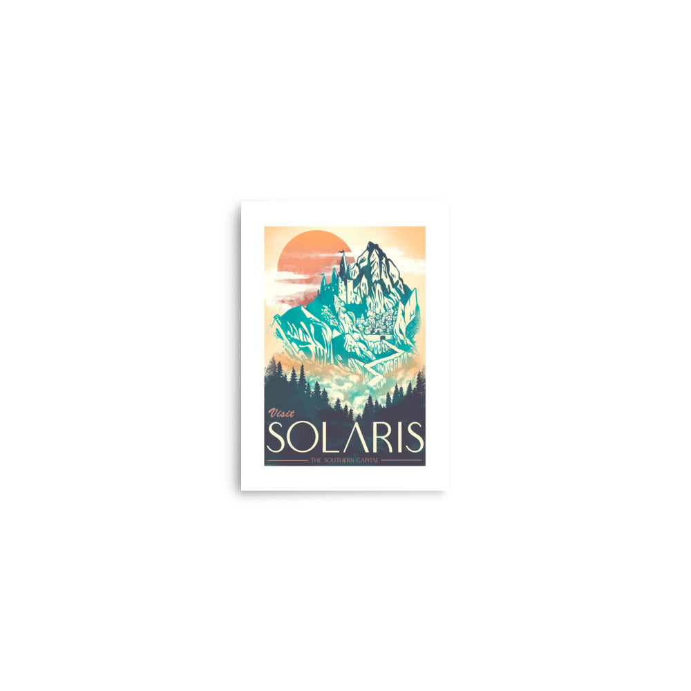 Visit Solaris Capital Retro Poster