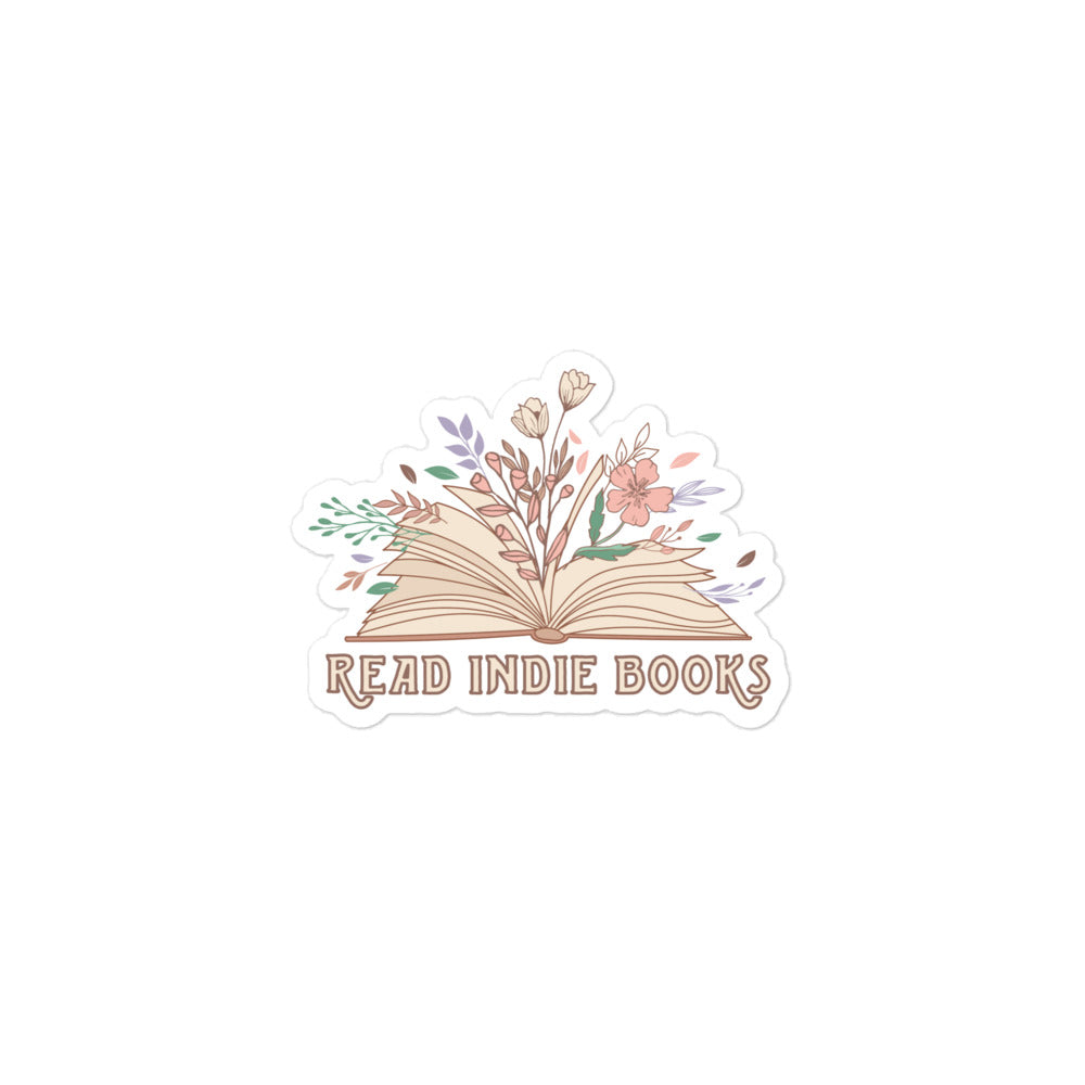 Read Indie Books Sticker