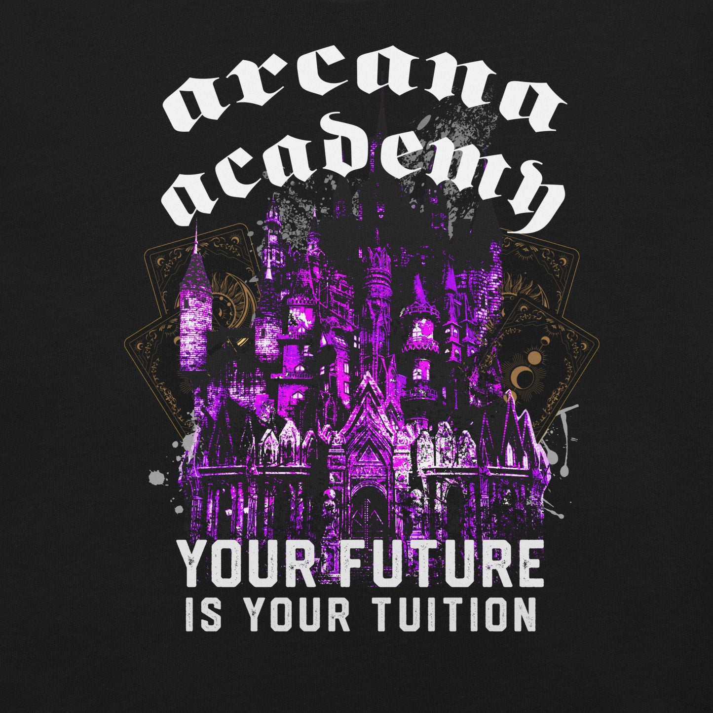 Arcana Academy Grunge Castle TShirt