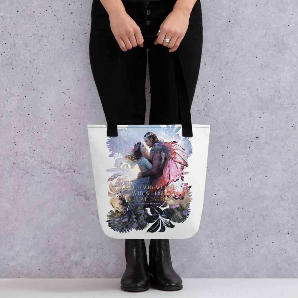 A Dance with the Fae Prince Quote Tote