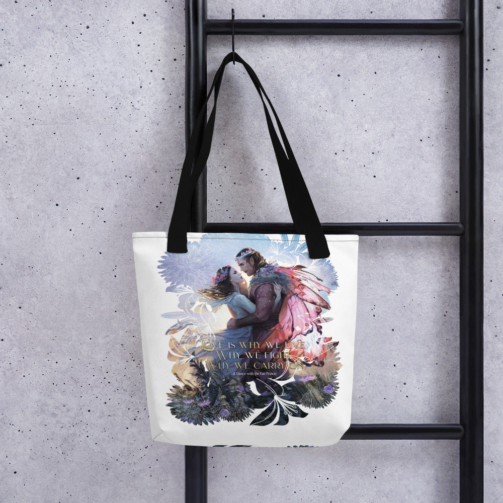 A Dance with the Fae Prince Quote Tote