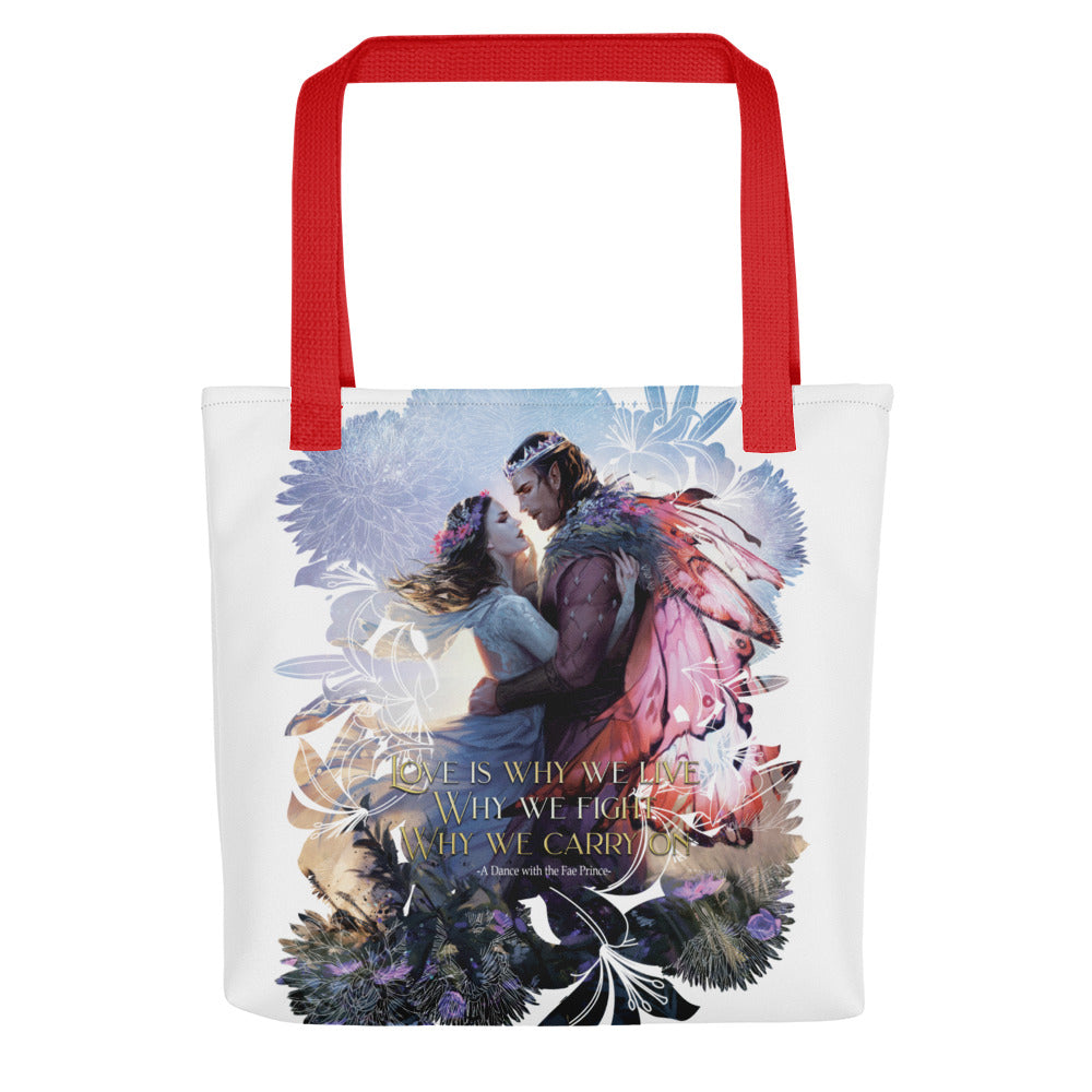 A Dance with the Fae Prince Quote Tote