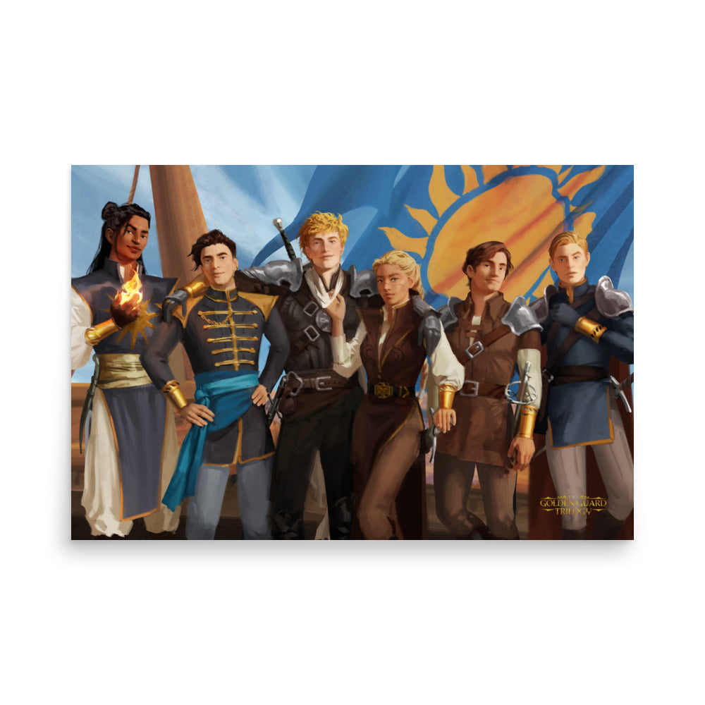 Golden Guard (Group Portrait) Poster