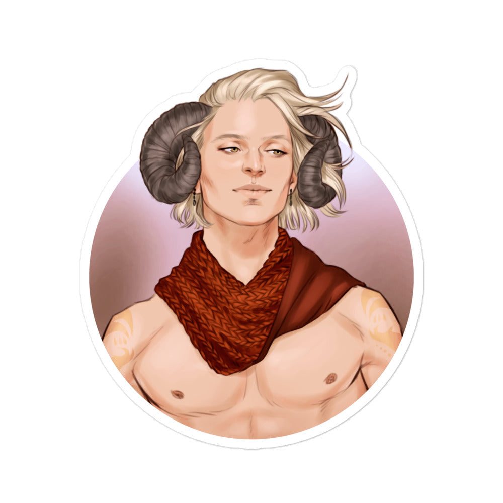 Giles - Married to Magic Character Sticker