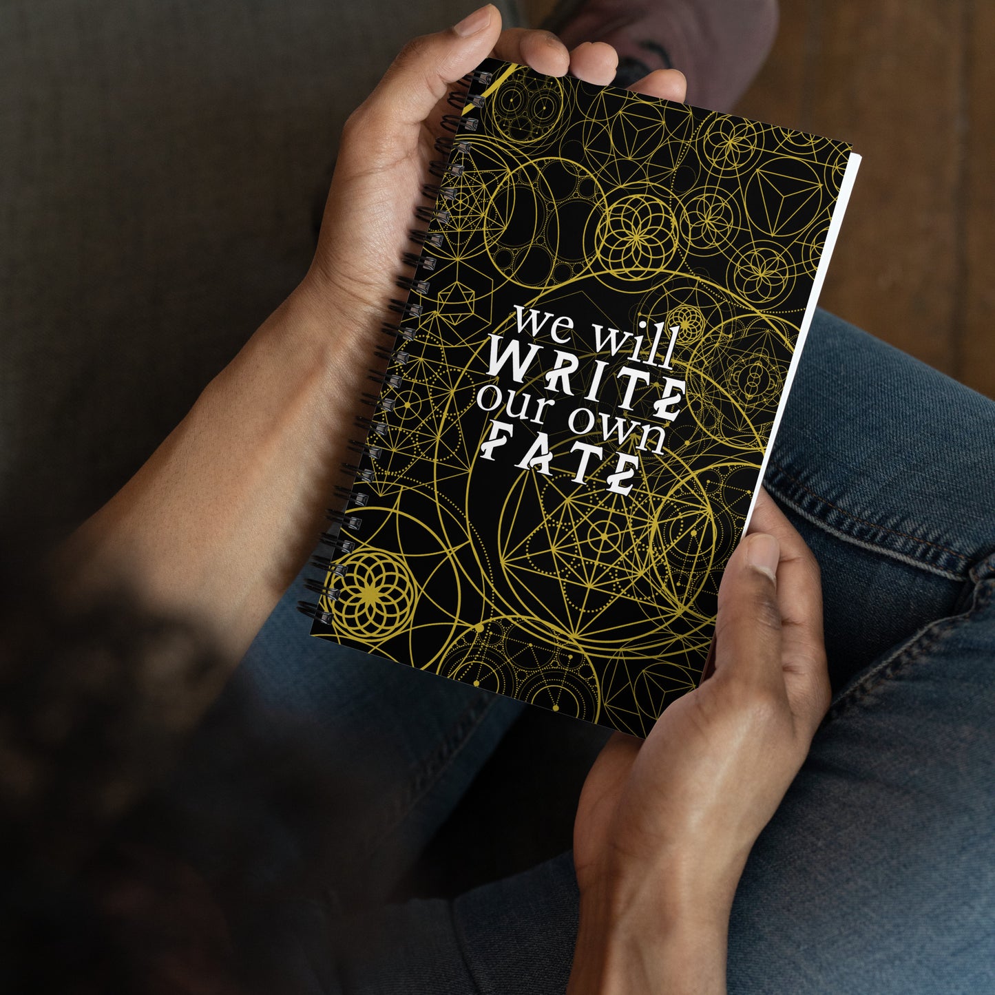 We Will Write our Own Fate Vortex Chronicles Quote Notebook