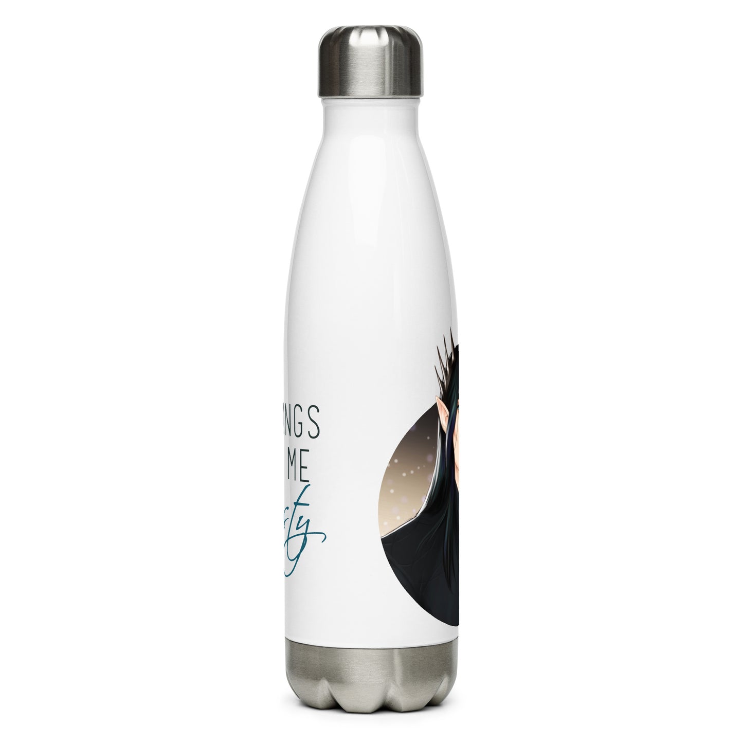 Elf Kings Make Me Thirsty - Stainless Steel Water Bottle