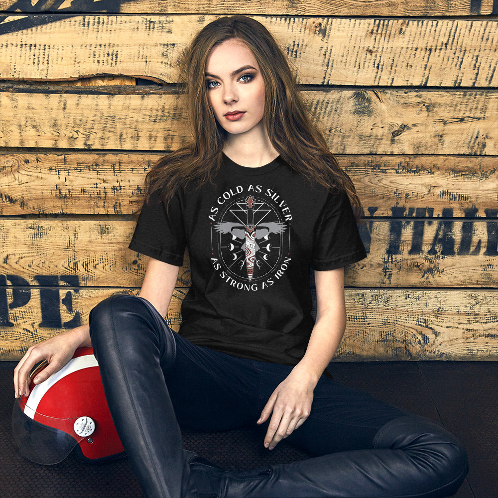 Vampire Lord Quote Shirt - As Cold As Silver. As Strong as Iron.