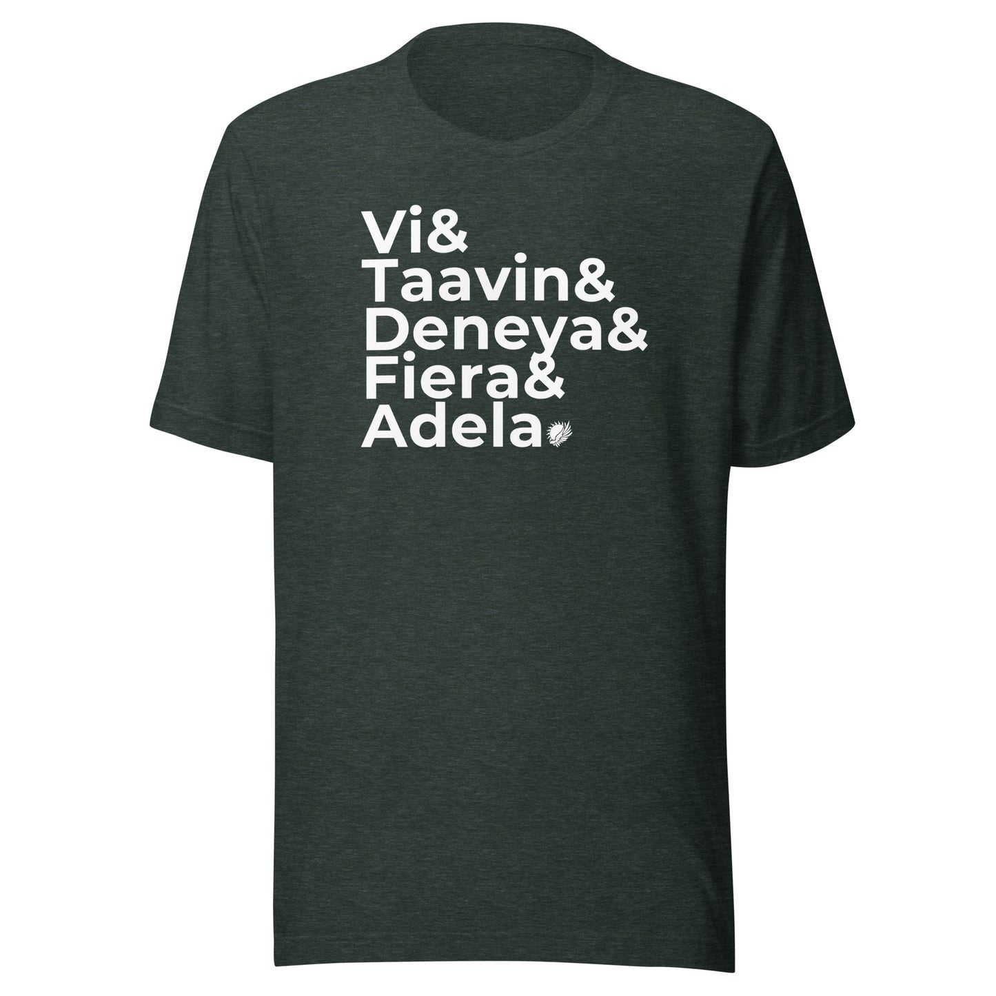 Vortex Chronicles Character Names Short-Sleeve Unisex T-Shirt